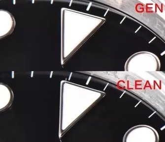 Replica Watch Clean Factory Rolex Submariner 126610LV-0002 Super Clone vs Original - Inverted triangle Scale Nail Comparison
