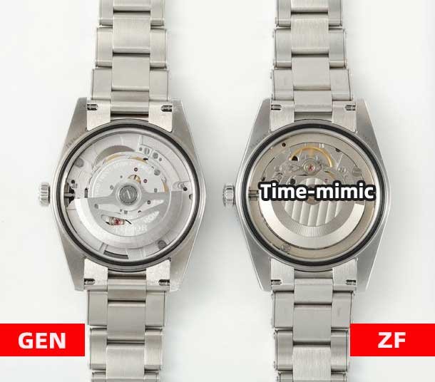 ZF Factory Tudor Black Bay 54 M79000N-0001 Replica Watch vs Real: Movement View Comparison