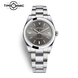 Replica Rolex Oyster Perpetual Grey 114300-39mm Fake Watch clone