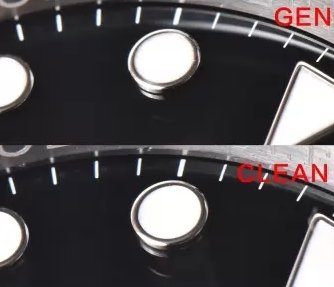 Replica Watch Clean Factory Rolex Submariner 126610LV-0002 Super Clone vs Original - Round Scale Nail Comparison