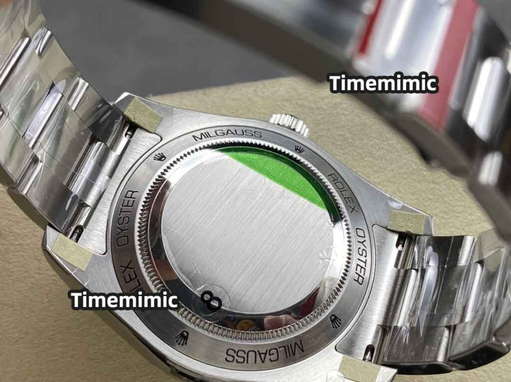 VS factory Rolex Milgauss 116400GV Super Clone Watches Case Back