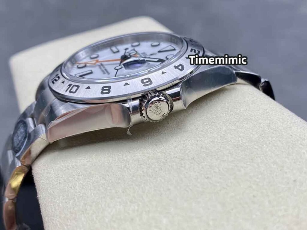 Clean Factory Rolex Explorer II m226570-0001 replica watch Case Crown