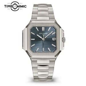 Super replica Patek Philipp Cubitus 7128/1G-001 40mm Blue Dial Fake Watches clone