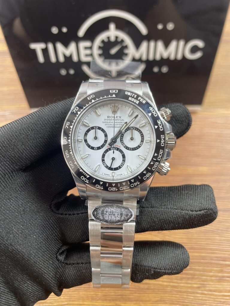 Clean Factory Rolex Daytona Panda 116500 Super Clone Watch Real Photo -Timemimic