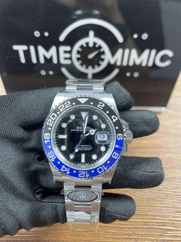 Clean Factory Rolex GMT Batman 126710 Super Clone Watch Real Photo -Timemimic