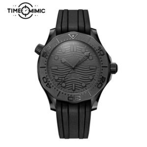 Supper replica Omega Seamaster 210.92.44.20.01.003 Black Ceramic-43.5mm Fake Watches clone