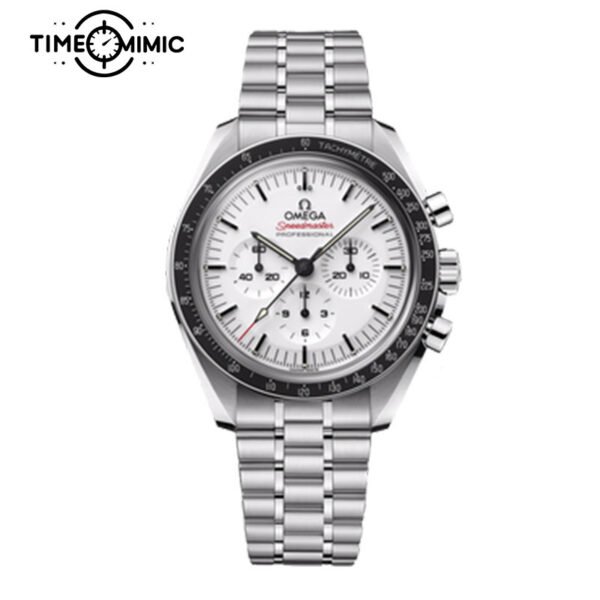 Super replica Omega Speedmaster Moonwatch 310.30.42.50.04.001-42mm White Dial Fake Watches clone