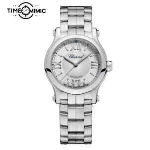 Supper Replica Chopard Happy Sport Diamonds 278573-3012 30mm 5 Floating Diamonds Womens Fake Watches Clone