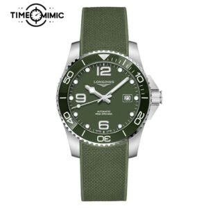 Super Replica Longines HydroConquest L3.781.4.06.9 Green Dial 41mm Fake Watches Clone