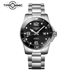 Super Replica Longines HydroConquest L3.781.4.56.6 Black Dial 41mm Fake Watches Clone