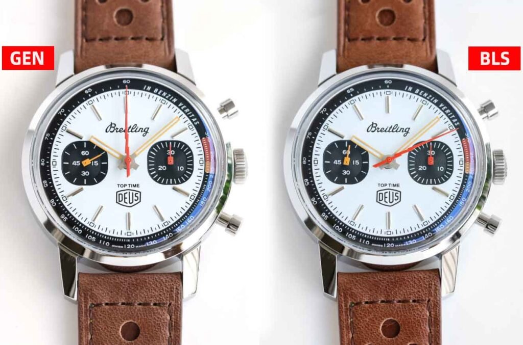 BLS Factory Breitling Top Time Chrono A233101A1A1X1 Replica vs Original Watch Comparison Review