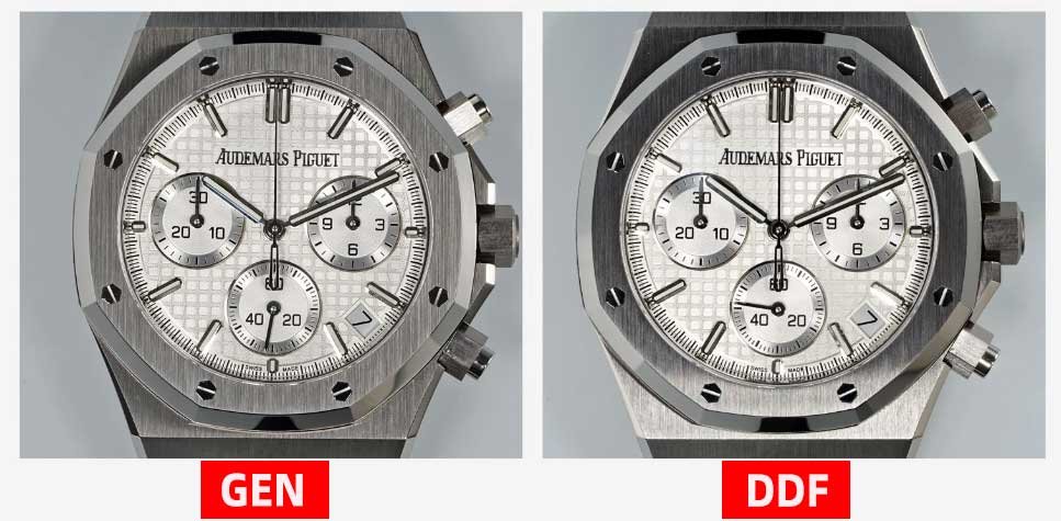 DDF Factory Audemars Piguet Royal Oak 26240ST.OO.1320ST.07 Replica vs Real Appearance Comparison