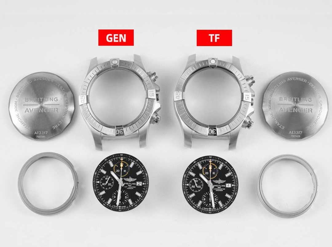 TF Factory Breitling Avenger A1331710B1X1 Replica​ vs Real Watch Comparison Review