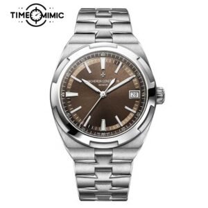 Supper replica Vacheron Constantin Overseas 4500V/110A-B146 Brown Dial 41mm Fake Watches clone