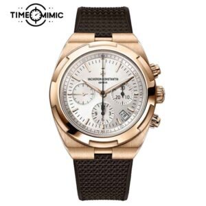 Supper Replica Vacheron Constantin Overseas Chronograph Rose Gold 5500V/000R-B074 42.5mm Fake Watches Clone