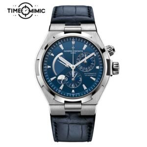 Supper Replica Vacheron Constantin Overseas Dual Time Power Reserve P47450/000A-9039 42mm Blue Dial Fake Watches Clone