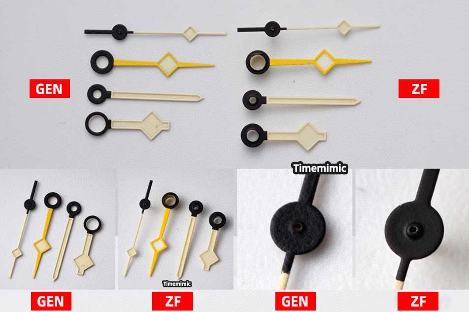 ZF Factory Tudor Black Bay GMT M79470-0001 Replica vs Real Watch：Hands Comparison