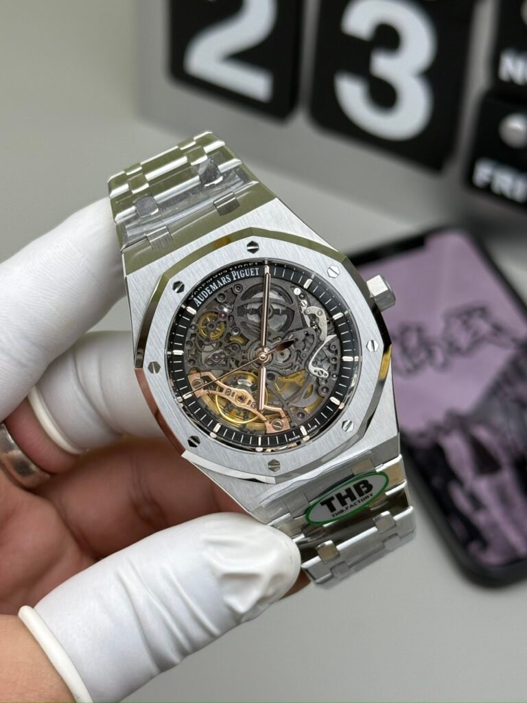 THB Factory Audemars Piguet Royal Oak Skeleton 15407 Replica Men Watch