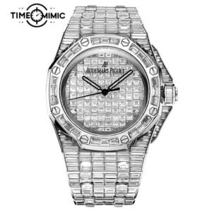 Supper Replica Audemars Piguet Royal Oak Offshore Iced Out Diamond 15130BC.ZZ.8042BC.01-42mm Fake Watches Clone