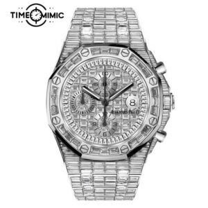 Supper Replica Audemars Piguet Royal Oak Offshore Iced Out Diamond 26473BC.ZZ.8043BC.01-42mm Fake Watches Clone