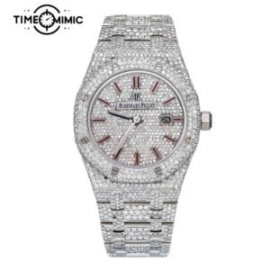 Supper Audemars Piguet Royal Oak Fully Iced Out Diamond Replica Fake Watches Clone